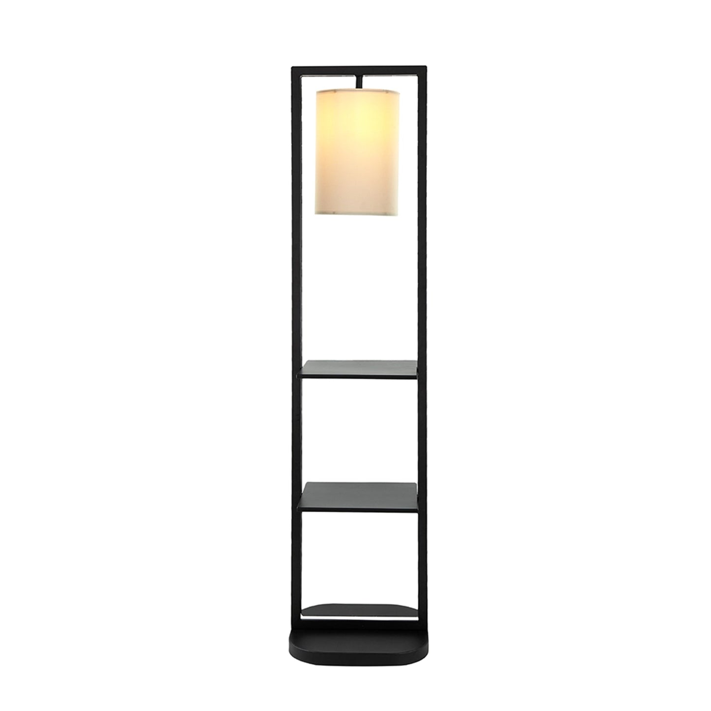 16.5x17x74' Two Tiered Vertical Shelving Stand with Light (Not include