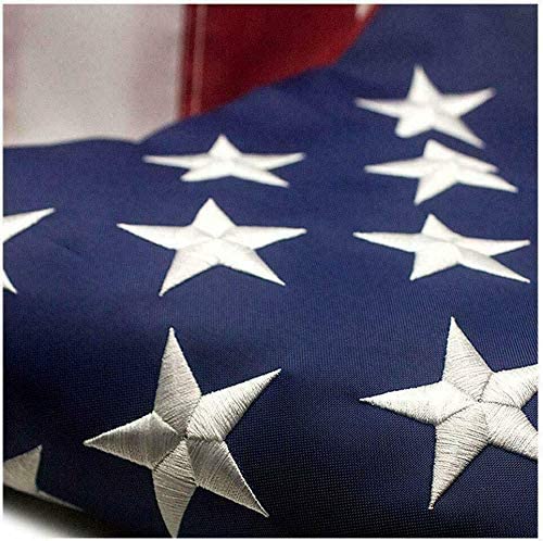 American Flag Embroidered Stars USA Flag Indoor Outdoor Heavy Duty