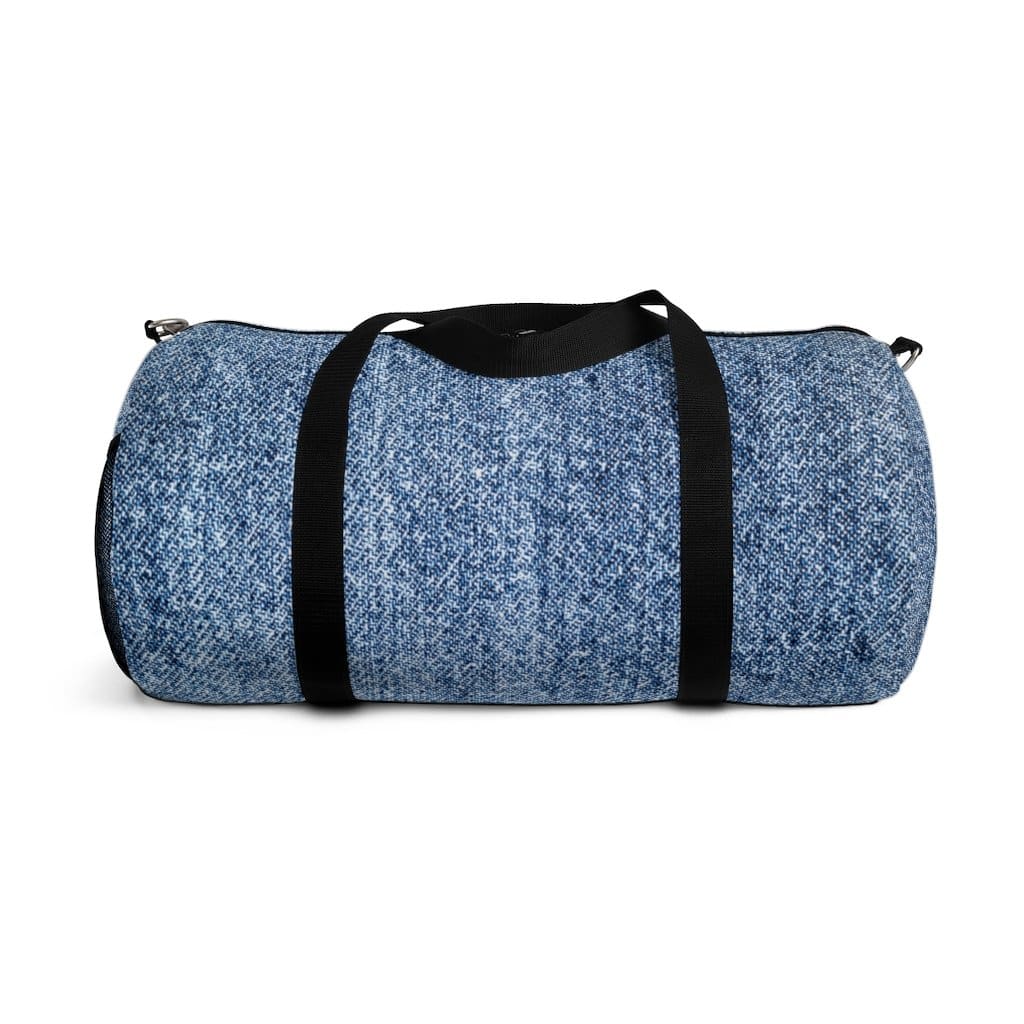 Duffel Bag - Carry on Luggage - Deep Blue Denim