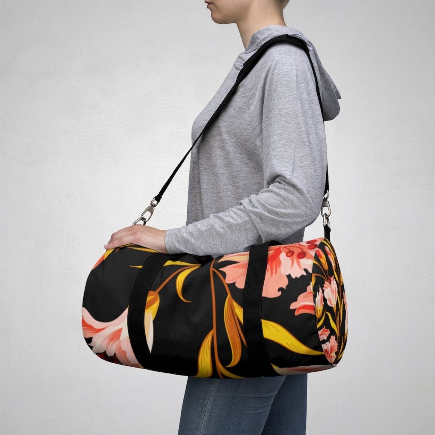 Duffel Bag - Carry on Luggage - Floral Multicolor