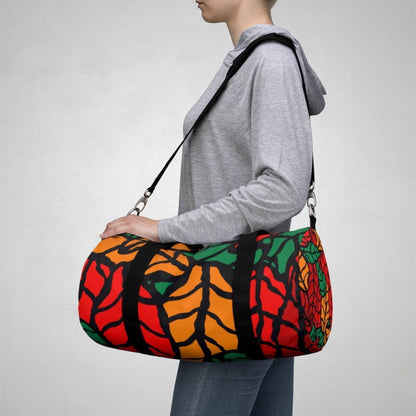 Duffel Bag - Carry on Luggage - Autumn Red Leaves