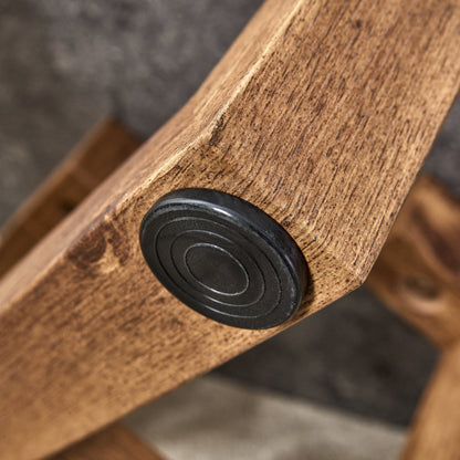 Modern Retro Gray Texture MDF Round Coffee Table with Crossed Legs,