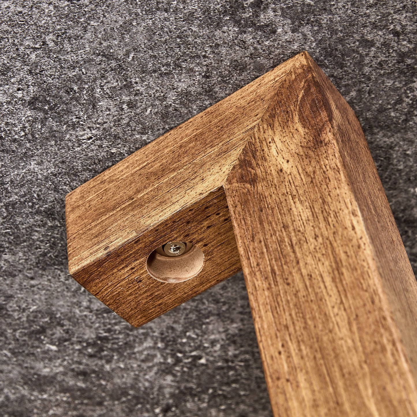 Modern Retro Gray Texture MDF Round Coffee Table with Crossed Legs,