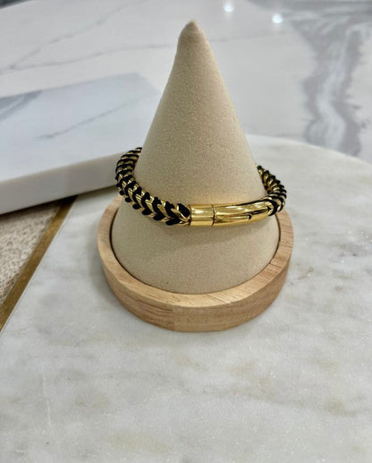 18K Gold Plated Braided Bracelet