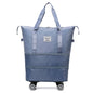 New Universal Wheel Travel Bag With Double-layer Dry And Wet