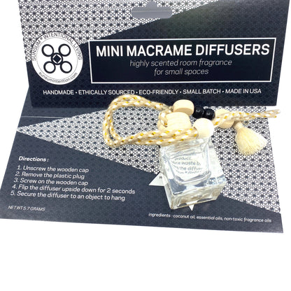 Mini Macrame Diffusers